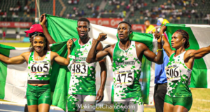 Paris 2024: Gallant Nigerian 4×400 Mixed Relay Team Set New National Record But ..
