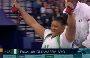 Oluwafemiayo Clinches Gold, Sets New World Record As Nigeria Ends 2024 Paris Paralympics On Golden Note