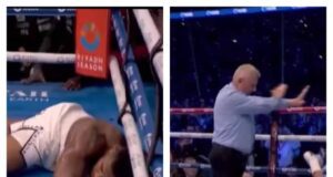 Reactions As Dubois Knocks Out Anthony Joshua To Retains IBF World Title