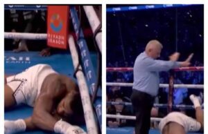 Reactions As Dubois Knocks Out Anthony Joshua To Retains IBF World Title