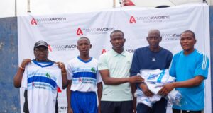Taiwo Awoniyi Foundation Donates Jerseys to 14 Kwara Kiddies League Teams