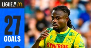 Moses Simon Celebrates 150 Ligue 1 Appearances