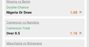Quick 2 odds You can Stake Today Including Nigeria Vs Benin Republic