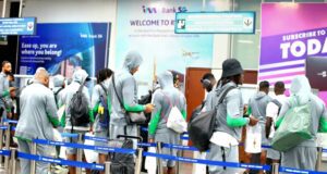 Morocco 2025: Super Eagles Land In Kigali, Eguavoen, Ekong Talk Tough