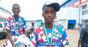Asaba 2024: ” I Carry Am For Neck Sleep ” Gideon Magaji Is Over The Moon For Winning Gold In Handball
