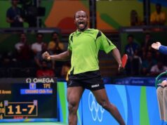 Quadri Aruna Advances to Round of 32 at World Table Tennis China Smash