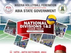 Nigeria Volleyball Federation Releases Fixtures for National Division 1, 2 Leagues