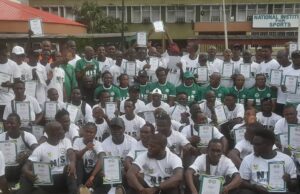 First 100 Grassroots Football Coaches Graduate from National Institute For Sports In Lagos
