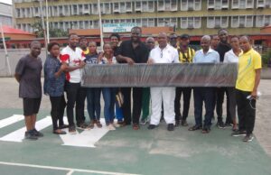 Managers, Coaches of Professional Class of 2024 Donate LCD Screen to the National Institute for Sports (NIS)