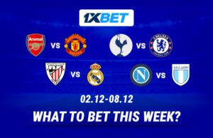 European Football: Pick Your Favorites In The Hottest Matches Of The First Week Of December!