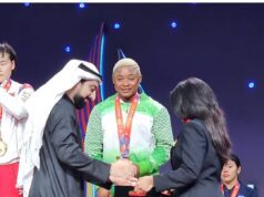 Nigerian Weightlifter Matthew Sarah Shines With Two Bronze Medals At IWF World Championships