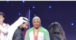 Nigerian Weightlifter Matthew Sarah Shines With Two Bronze Medals At IWF World Championships