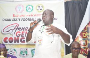 Ogun FA Chairman Seeks Governor’s Approval for Muda Lawal Stadium Renovation and FIFA-Sponsored Goal Project
