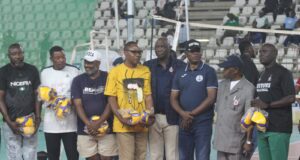 Customs CG Pledges Support For volleyball growth
