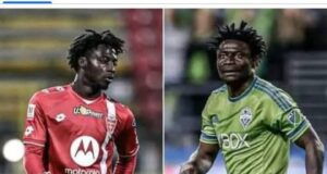 “I Sincerely Hope My Son Plays For Nigeria” – Obafemi Martins Expresses Desire In Marrakech