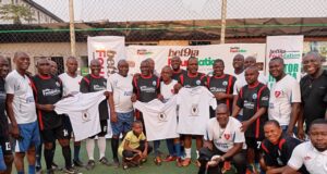 Victor Ikpeba 5-ASIDE Tournament Reaches Semifinal Stage As Ikpeba/ Ex international Honours Late Dapo Sotunumi