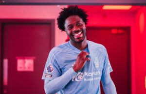 EPL: Ola Aina’s Goal Keeps Forest In Champions League Spot Till Boxing Day