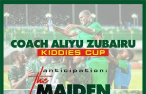 Flying Eagles Coach, Aliyu Zubairu Floats Kiddies Cup In Ilorin