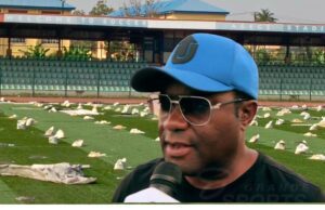 Abandoned Agege Stadium Saga Becomes Messy, As ‘Former Driver’ Allegedly Takes Over Renovation Work, While ‘Favourite Pitch Expert’ Threatens Court Action