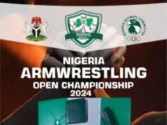 Nigeria Armwrestling Open Championship Set For December 19 In Lagos