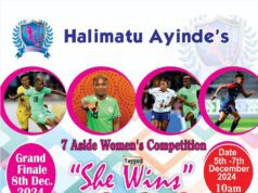 Super Falcons’ Star, Halimatu Ayinde Set To Host 2024 “SHE WINS” 7-Aside Women Football Competition In Kaduna