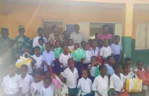 Ndokwa Association Of Atlanta USA Donates School Materials To Pupils Of Igbe Ogume Primary School