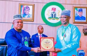 Governor Abdullahi Sule Honored With SWAN’s ICON OF SPORTS Award