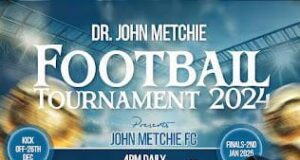 Dr. John Metchie Football Tournament To Commence 26th December In Anambra-East Local Government Area