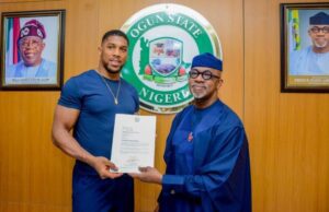 Governor Abiodun Hosts, Makes Precious Request From Anthony Joshua As Former World Champion Visits Ogun State