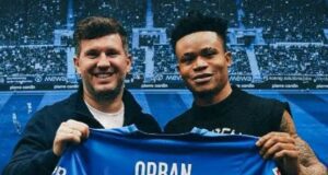 “Width And Speed” Hoffenheim Reacts As Nigerian Striker Gift Orban Completes 9.2 Million Euros Move From Lyon