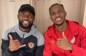 Golden Eaglets Reunite: Funsho Bamgboye, Victor Osimhen Share Special Moment After Hatayspor-Galatasaray Clash