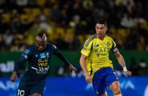 Ronaldo, Sadio Mané Shine As Al-Nassr Overcome Early Scare From Nigeria Saviour Godwin’s Strike