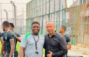 Coach Daniel Ogunmodede Welcomes Éric Sékou Chelle to CHAN Training Camp