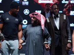 Turki Al -Sheikh Turns Deotay Wilder As Anthony Joshua Next Opponent After Tyson Fury’s Shock Retirement