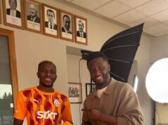 Victor Osimhen Gifts Galatasaray Jersey To John Obi Mikel In Memorable Reunion