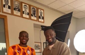 Victor Osimhen Gifts Galatasaray Jersey To John Obi Mikel In Memorable Reunion