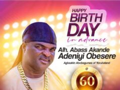 Sidophobia Fans Club Island Club, Ajorosun Club, To Grace Obesere 60th Birthday Celebration