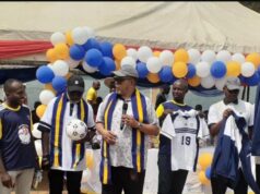 Okoku, Odiye Donate Sports Equipment To St Finbarr’s College On 60th Inter-House Sport Competition