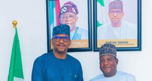 Senator Simon Lalong Visits NSC Chairman Shehu Dikko, Expresses Confidence In His Leadership
