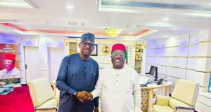 NSC Chairman, Mallam Shehu Dikko, Engages Minister Of Works, Senator David Umahi, On Sporting Infrastructure Development
