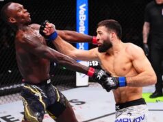 Israel Adesanya Falls Again As Nassourdine Imavov Blast Off Former Champions In Two Rounds