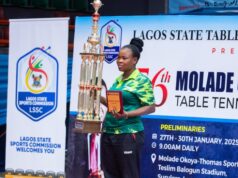 Bose Odusanya Clinches 10th Straight Title as Matthew Kuti Wins Maiden Senior Crown at Molade Okoya-Thomas Table Tennis Championships