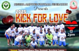 Kick for Love: Amputee Football Stars Shine in Nationwide Valentine’s Day Celebration