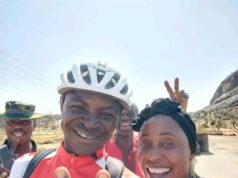 Samuel Fasema, Nigerian Cyclist Who Rode Bicycle From Lagos To Maiduguri Back To Lagos, Seek Guinness Book Of Record Attention