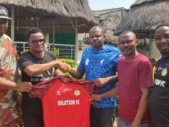 Solution FC Chairman Calls for Media and Private Sector Support to Secure NPFL Promotion