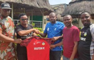 Solution FC Chairman Calls for Media and Private Sector Support to Secure NPFL Promotion