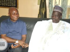 Dr. Nongu Strengthens Football Ties With Alhaji Sani Toro In Bauchi