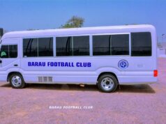 Senator Barau Jibrin Donates 40-Seater Coaster Bus To Barau FC