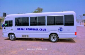 Senator Barau Jibrin Donates 40-Seater Coaster Bus To Barau FC
