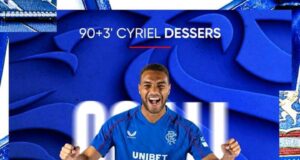 Cyriel Dessers Hits 22nd Goal of the Season for Rangers, Extends Contribution to 29 Goals